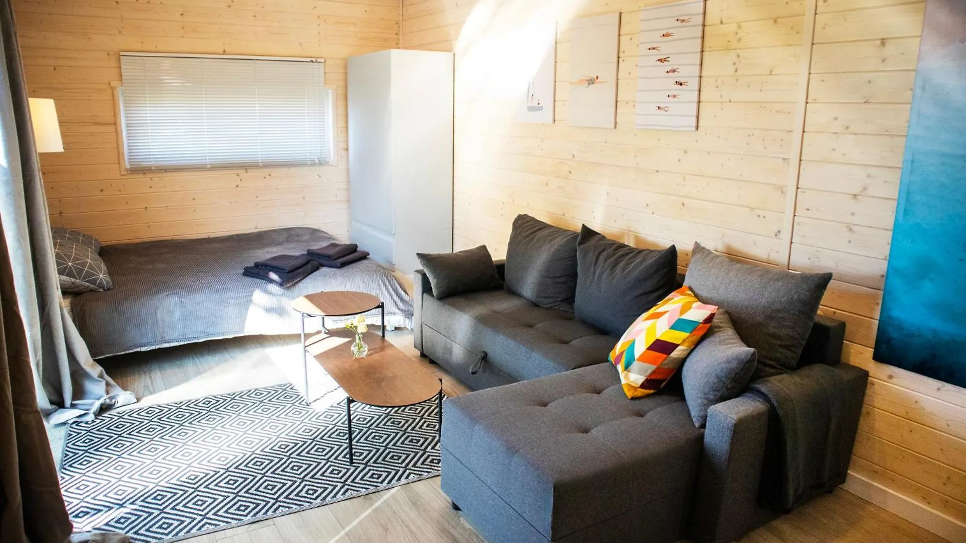 3 Widoki Kiekrz -Domki Tiny House Z Prywatna Plaza I Pomostem Nad Jeziorem Kierskim Poznań 0*,  Polen