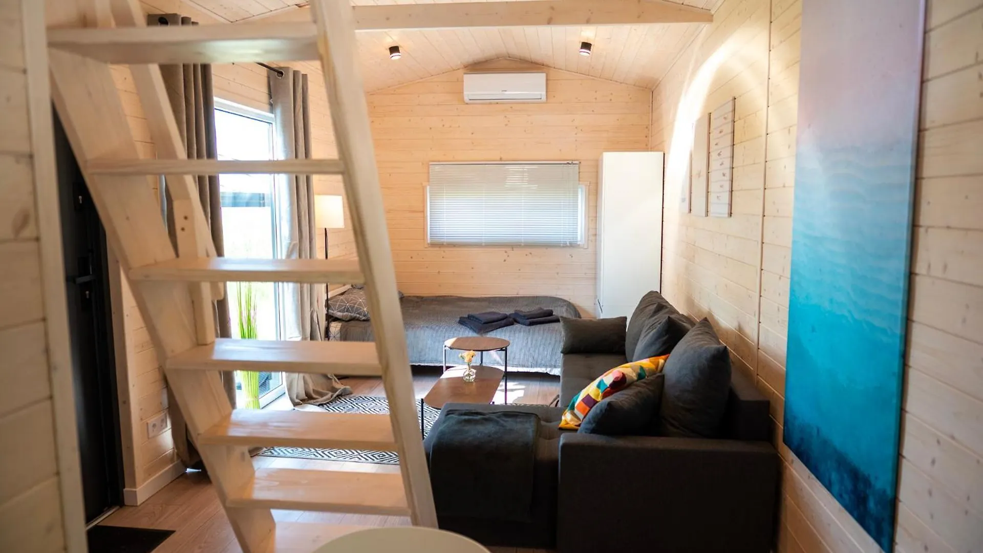 3 Widoki Kiekrz -Domki Tiny House Z Prywatna Plaza I Pomostem Nad Jeziorem Kierskim Poznań Campingplads
