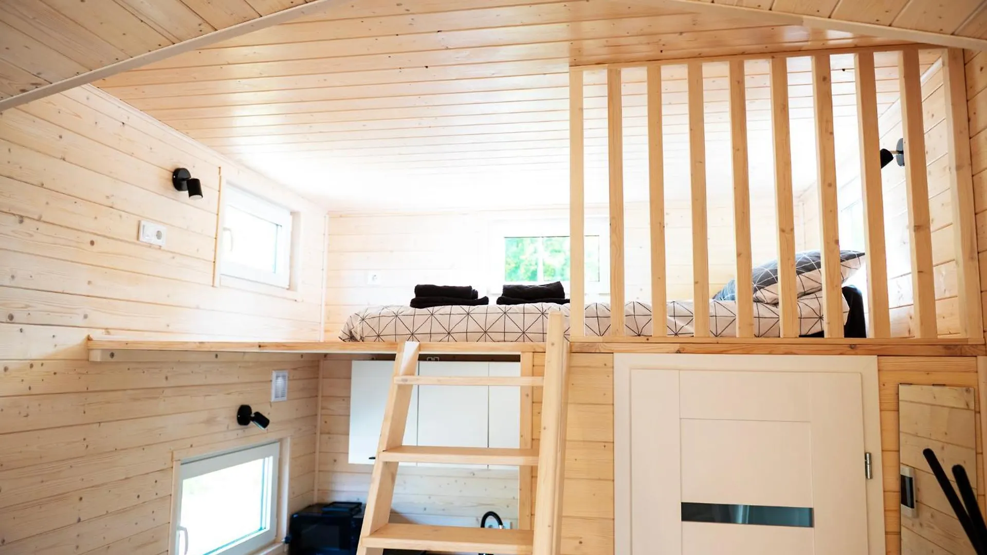 3 Widoki Kiekrz -Domki Tiny House Z Prywatna Plaza I Pomostem Nad Jeziorem Kierskim Poznań Polen